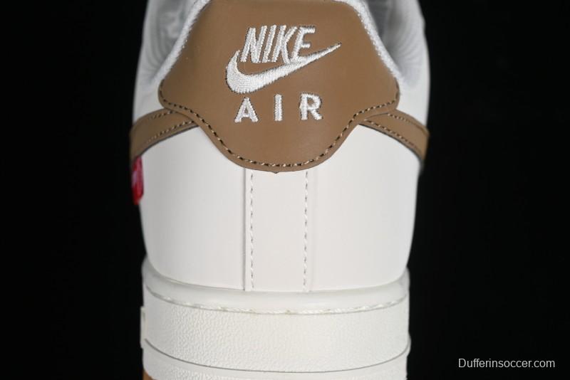 Supreme x Nike Air Force 1 '07 Low Skateboarding Shoes - Coffee Brown - HD1968-019