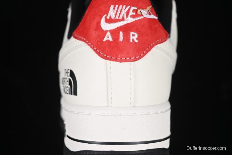 Nike Air Force 1 '07 Low The North Face Collaboration Year of the Snake Limited Edition Golden Snake Design Low-Top Casual Sneakers - DM6688-028