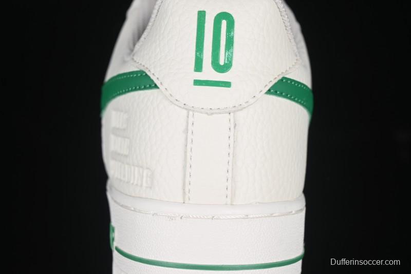 Nike Air Force 1 '07 Low Ted x Portland Collaboration Reflective Green Sneakers - DD8959-707