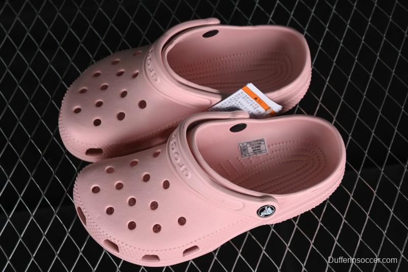 Crocs Classic Clog Quartz Pink Two-Way Beach Sandals with Ventilation Holes - B.D4