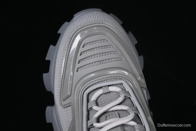 Prada Cloudbust Air Thunder Lifestyle Low-Top Sneakers with Anti-Slip and Wear-Resistant Design - 2EG293