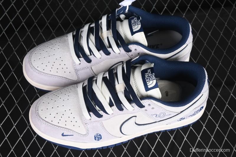 Nike SB Dunk Low The North Face Year of the Snake Collaboration Anniversary Edition Custom Low-Top Casual Skate Shoes - DM6868-014