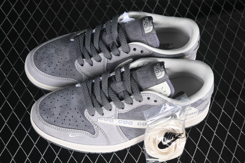 Nike Travis Scott x Fragment Design x Air Jordan 1 Low OG SP AJ1 Low Top Culture Casual Sneakers - XS3086-008