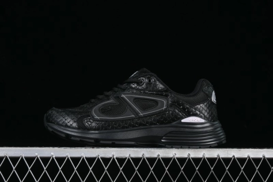 Dior B30 Sneakers with Reflective CD30 Logo and Lightweight Rubber Sole - CD30