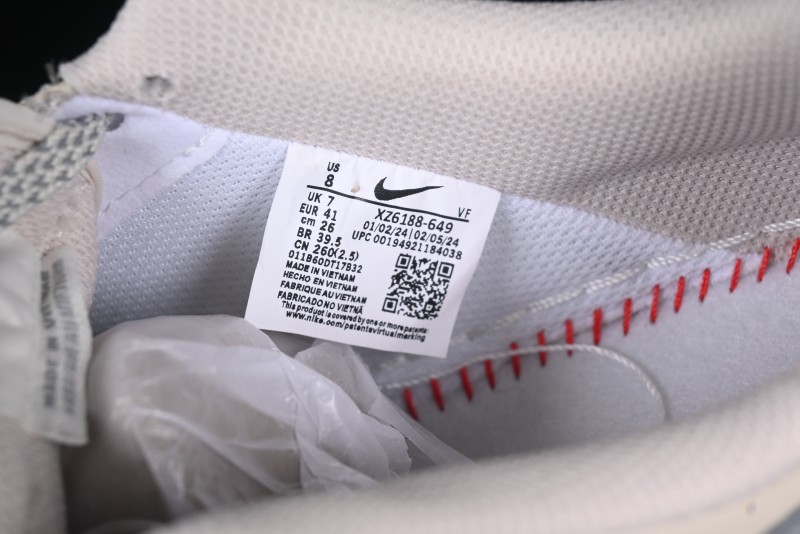 Nike Air Force 1 '07 Low The North Face Collaboration Patchwork Pigskin Red Tail Casual Sneakers - XZ6188-649