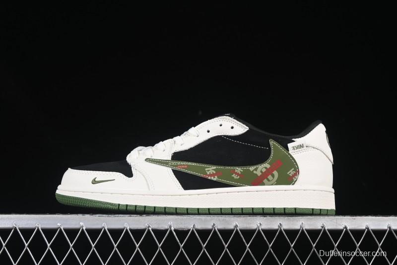 Nike Travis Scott x Fragment Design x Air Jordan 1 Low OG SP Casual Sneakers - XS2024-032