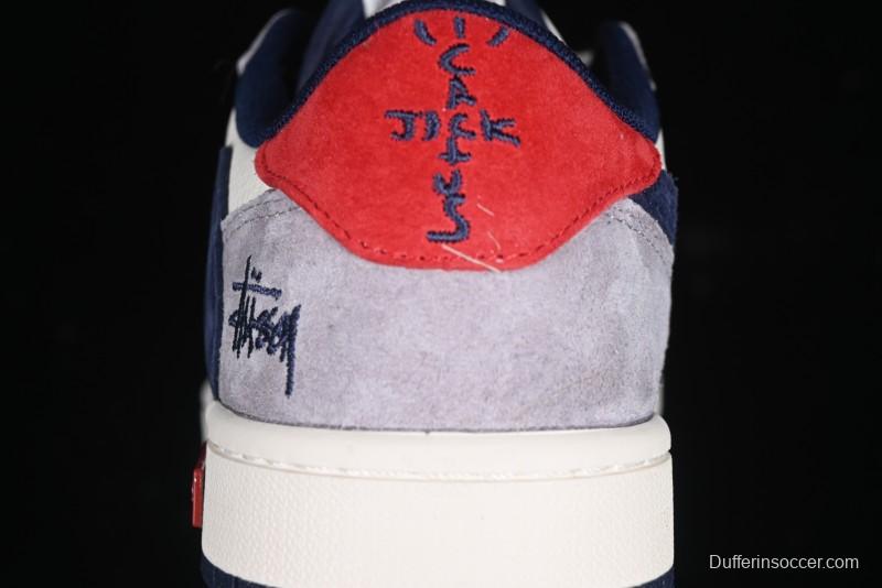 Nike Travis Scott x Fragment Design x Air Jordan 1 Low OG SP AJ1 Retro Sneakers - SJ2068-141