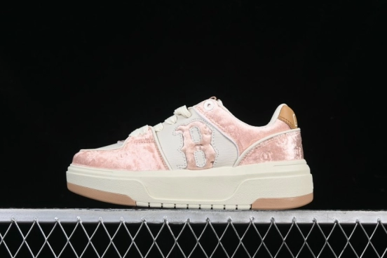 New York Yankees MLB Bigball Chunky Window Velvet Monogram Thick Platform Casual Running Shoes - 3ASXCVC4643BGS