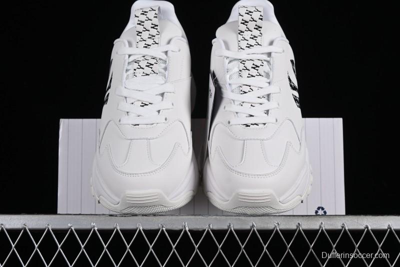 MLB Bigball Chunky Mono New York Yankees Thick Sole Casual Sneakers - 32SHCM01150W