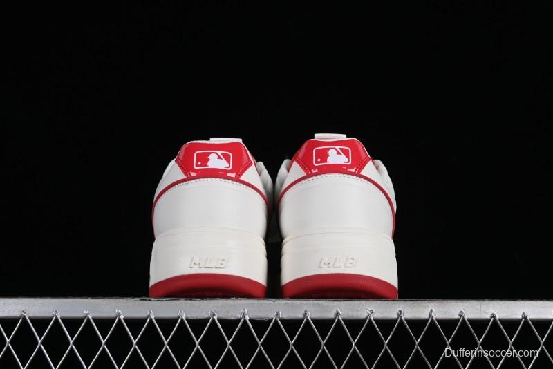 MLB Chunky Liner Basic New York Yankees Thick Sole Casual Sneakers with 6cm Height Increase - 3ASXCA12N43RDS