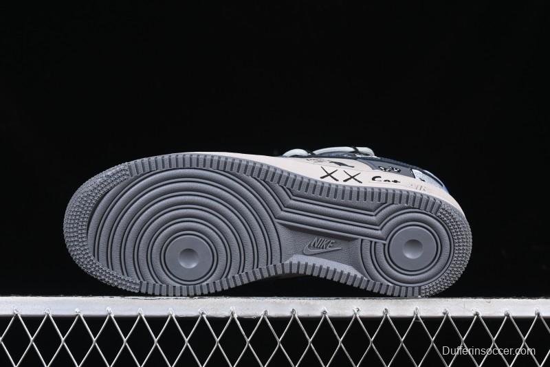 Nike Air Force 1 '07 Low British Blue Cat Casual Lace-Up Sneakers - KS6896-333