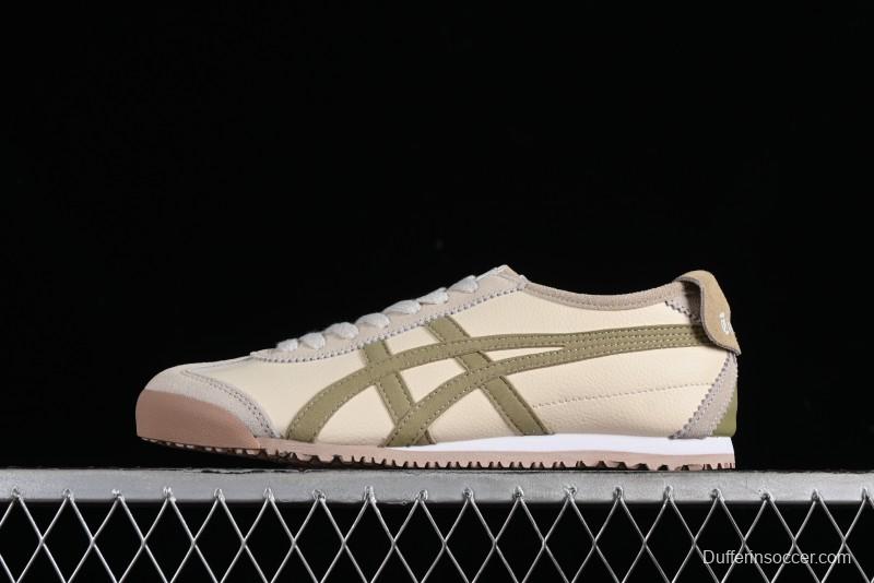 Onitsuka Tiger Mexico 66 Low-Top Leather Casual Running Shoes - 1183C076-101