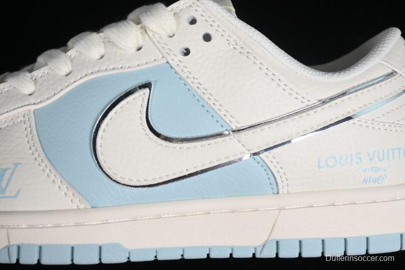 Nike SB Dunk Low LV Collaboration Anniversary Edition Premium Custom Low-Top Casual Sneakers - BB8766-209