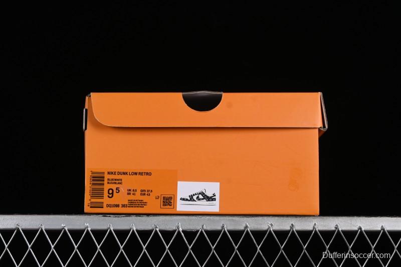 Nike SB Dunk Low LV Collaboration - Dark Blue Print Anniversary High-End Custom Low-Top Casual Sneakers - DQ1098-363