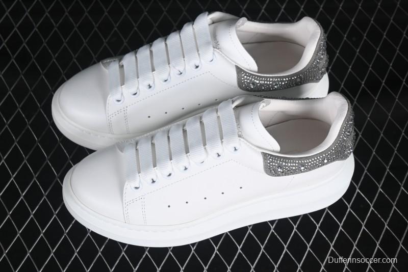 Alexander McQueen Oversized Sneakers with White Rhinestones - D.E5