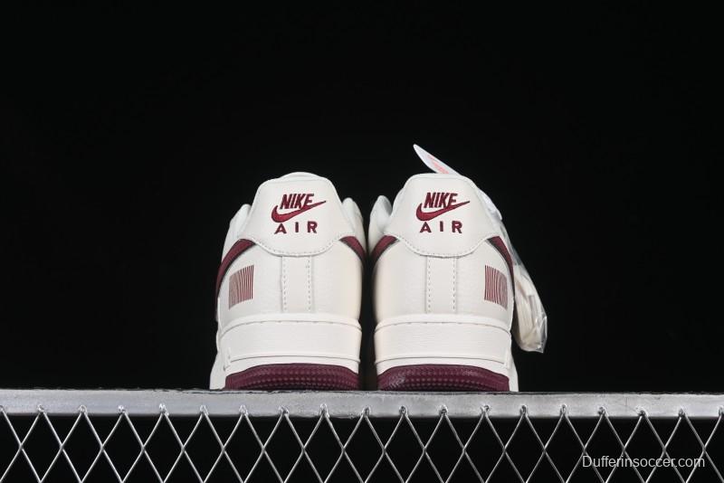 Nike Air Force 1 '07 Low QR Code Black Star Sneakers Low-Top Casual Shoes - CU1836-961