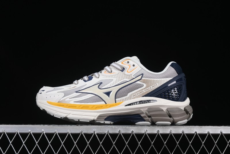 Mizuno Halo Mix Fabric Breathable Low-Top Casual Running Shoes - D1GH240810