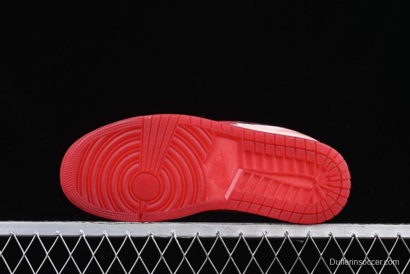 Nike Air Jordan 1 Low AJ1 Valentine's Day Jelly Pink Low-Top Lifestyle Basketball Shoes - HF3174-600