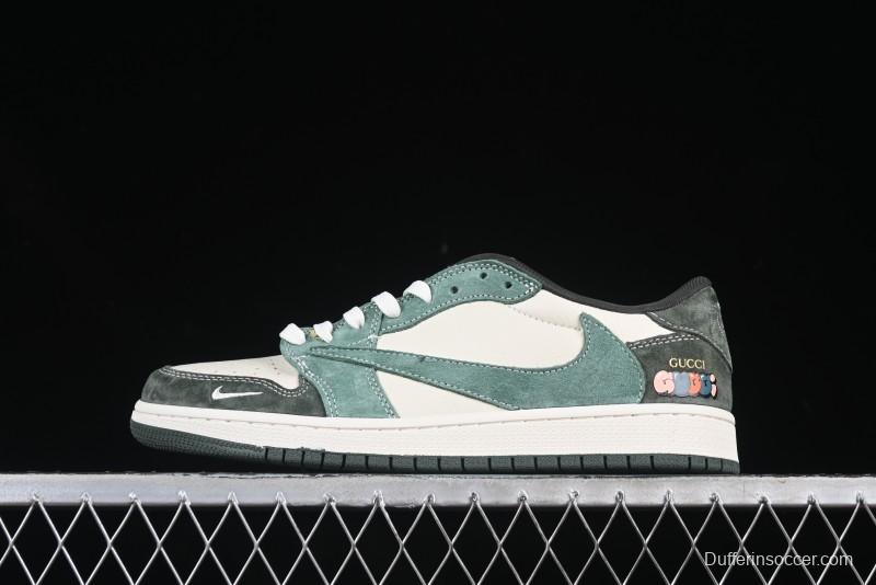 Nike Travis Scott x Fragment Design x Air Jordan 1 Low OG SP Sneakers - XS2024-026