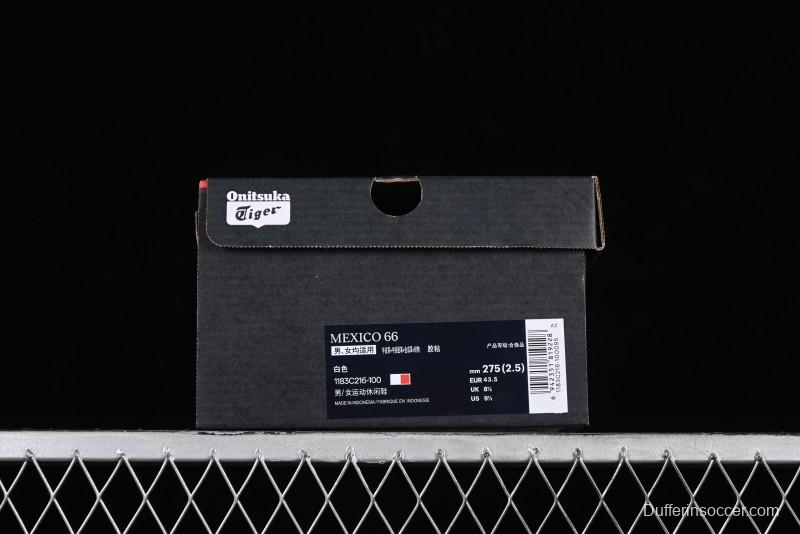 OnitsukaTiger Mexico 66 Low-Top Lace-Up Casual Running Shoes - 1183C216-100