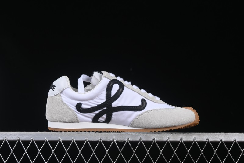 Loewe Ballet Runner 2.0 Sneakers Retro Style Low-Profile Casual Sports Shoes with Asymmetric Toe Design - Ballet Runner 2.0