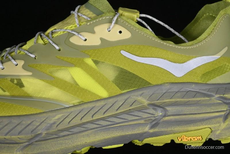 HOKA ONE ONE Satisfy Running Mafate Trail Low Top Cushioned Outdoor Hiking Shoes - 1157050 SLFR