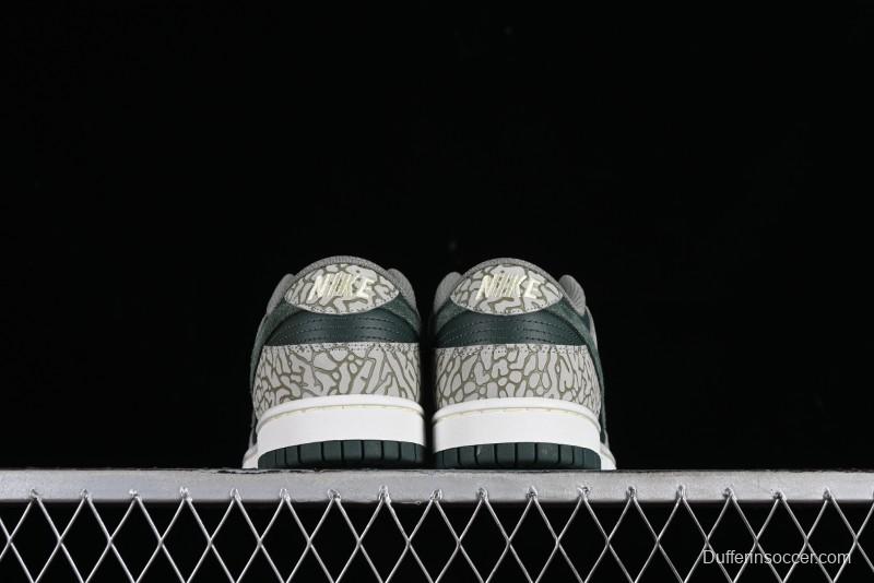 Nike Dunk Low Urban Landscape 2.0 Cracked Suede SB Low-Top Casual Sneakers - HF4878-053