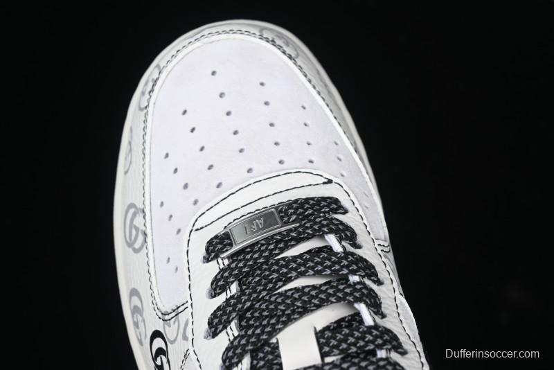 Nike Air Force 1 '07 Low Gucci Collaboration Classic Pattern Low-Top Casual Sneakers - CH6336-516