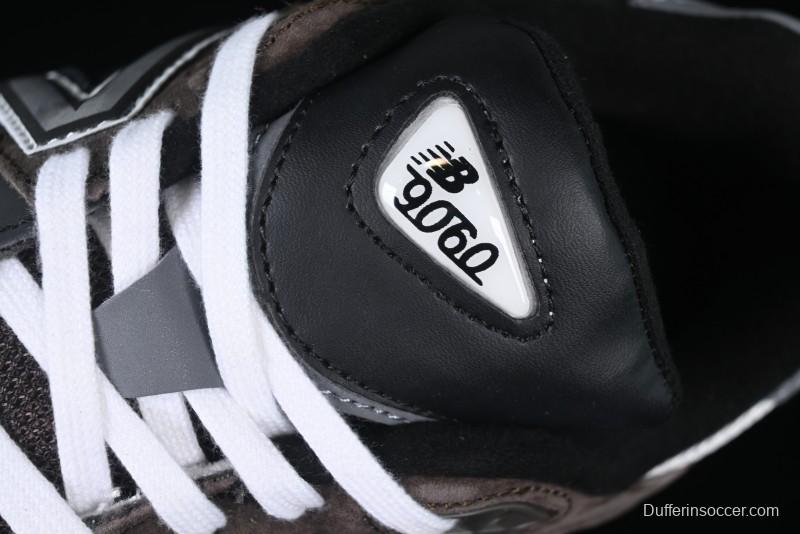 New Balance 9060 Retro Casual Running Shoes with ABZORB Cushioning Technology - U9060BRN