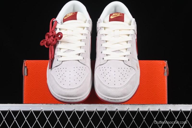 Nike SB Dunk Low Gucci Collaboration Red Snake Anniversary High-End Custom Low-Top Casual Sneakers - XX3168-111