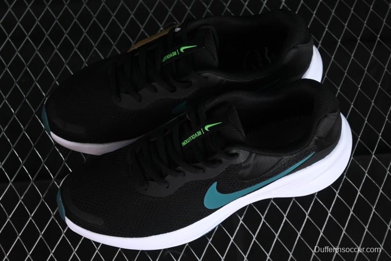 Nike Revolution 7 Wide Running Shoes with Breathable Mesh and Durable Cushioning - FB2207-004