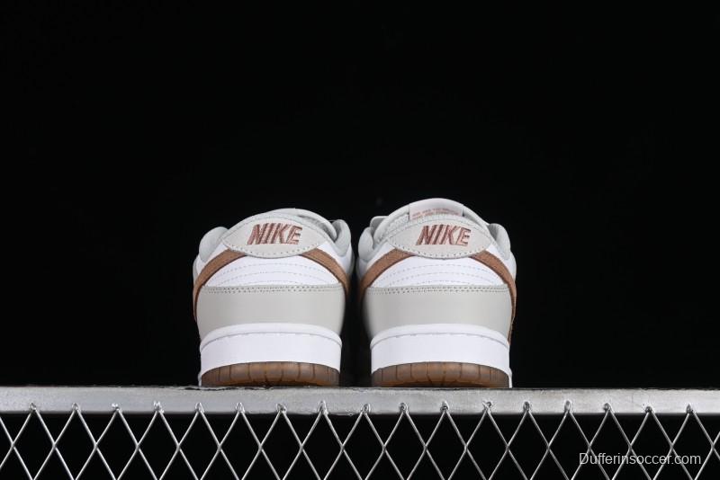 Nike Dunk Low SB Casual Sneakers in Phantom/Khaki Colorway - FJ4188-001