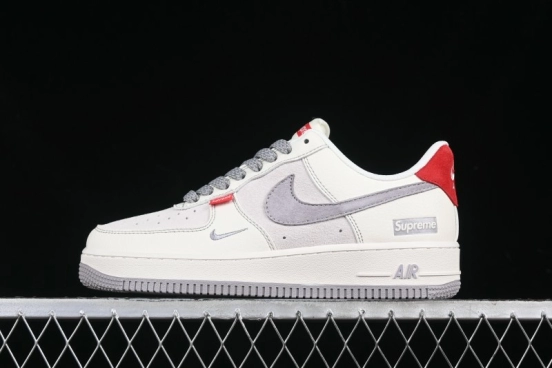 Nike Air Force 1 '07 Low Supreme Casual Sneakers with Full-Length Air Cushion - BB7518-020