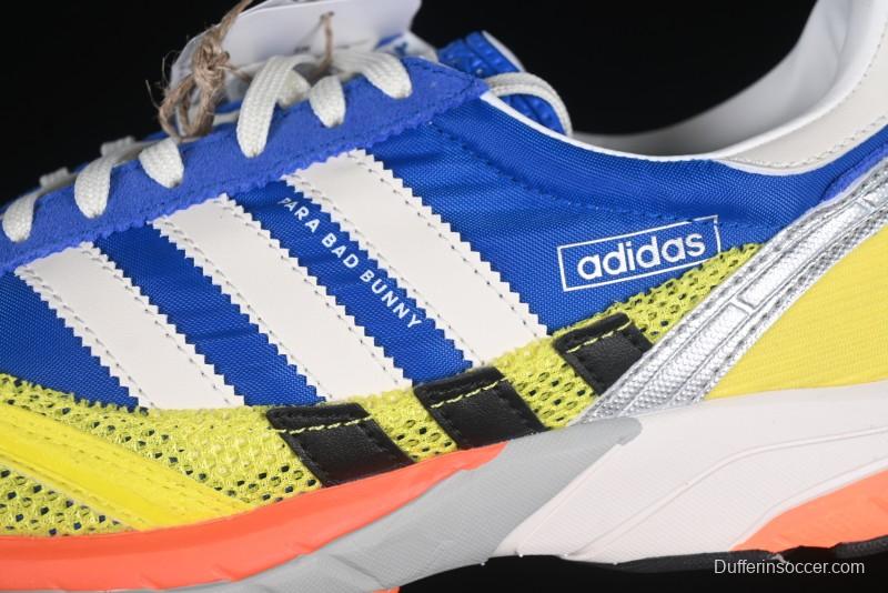 Adidas Bad Bunny Adizero SL 72 Comfortable Low-Top Casual Sneakers - JQ8757