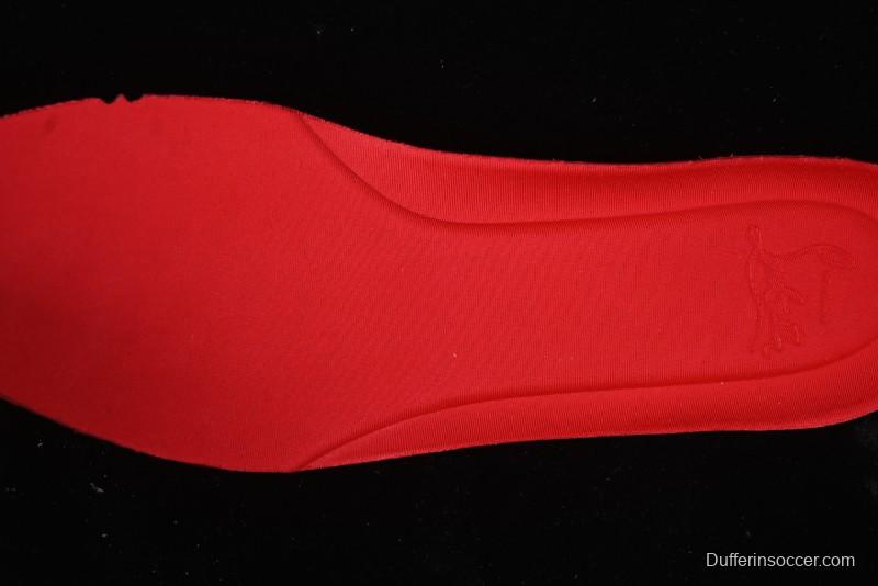 Christian Louboutin Funnyto Flat Comfortable Fashion Low-Top Sneakers in White Yellow Red - X.D4