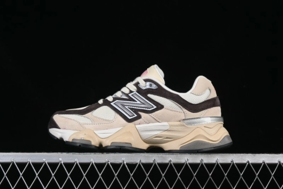 New Balance NB9060 Series Retro Casual Running Shoes with ABZORB Cushioning - U9060FLP