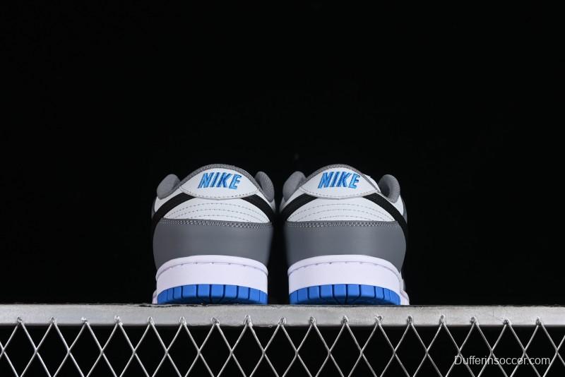 Nike Dunk Low SB Skateboarding Shoes in White Blue Grey - FB9109-001