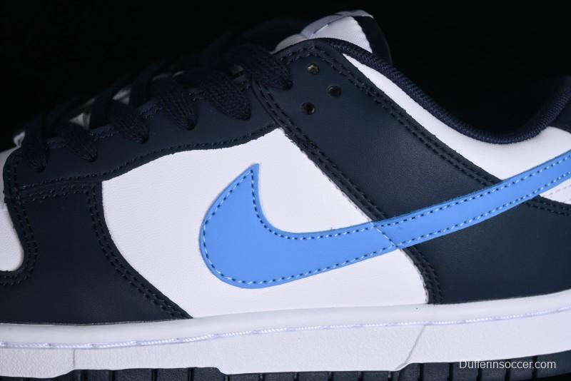 Nike Dunk Low SB Casual Skate Shoes in Obsidian/University Blue Colorway - FN7800-400