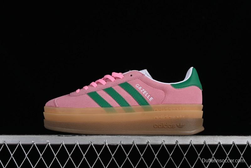 Adidas Originals Gazelle Bold IE0420 Low-Top Slip-Resistant Wear-Resistant Casual Sneakers - IE0420