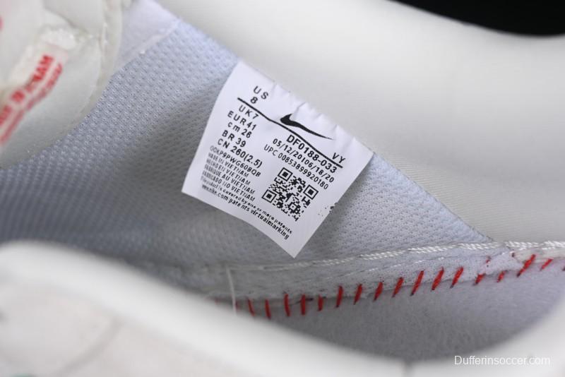 Nike Air Force 1 '07 Low CDG Play Collaboration Green Swoosh Low-Top Casual Sneakers - DF0188-033