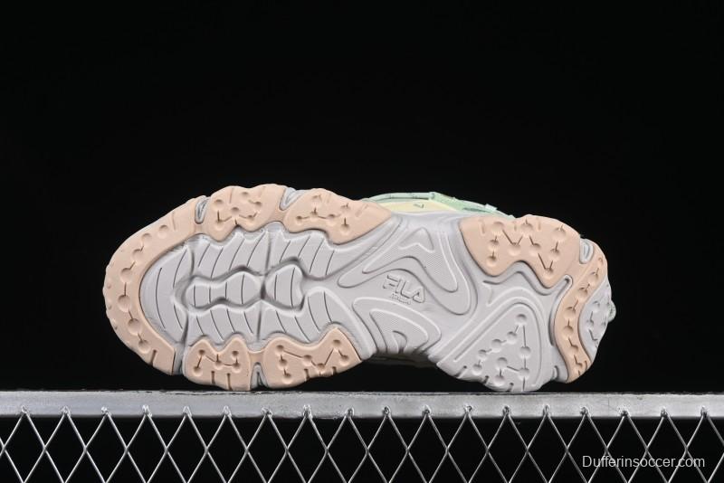 Fila Fusion Retro Mars Running Shoes with Lace-Up Design and Cushioned Sole - F12W422103FMB