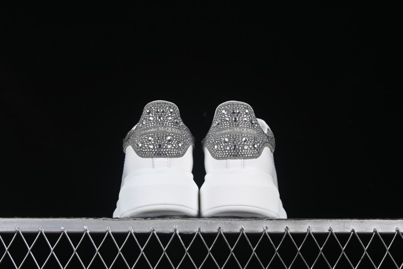 Alexander McQueen Oversized Sneakers with White Rhinestones - D.E5
