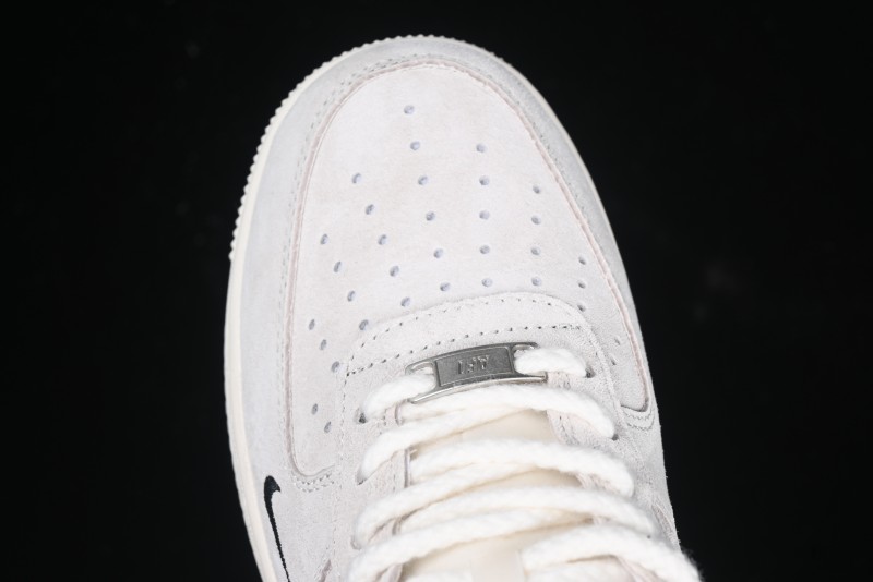 Nike Air Force 1 '07 Low Supreme Champion Collaboration Off-White Mini Swoosh Casual Sneakers - SJ6698-020