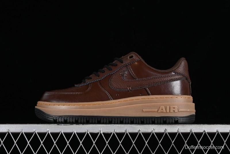 Nike Air Force 1 Low Luxe Casual Sneakers with Thick Sole and Waterproof Design - DM2451-200