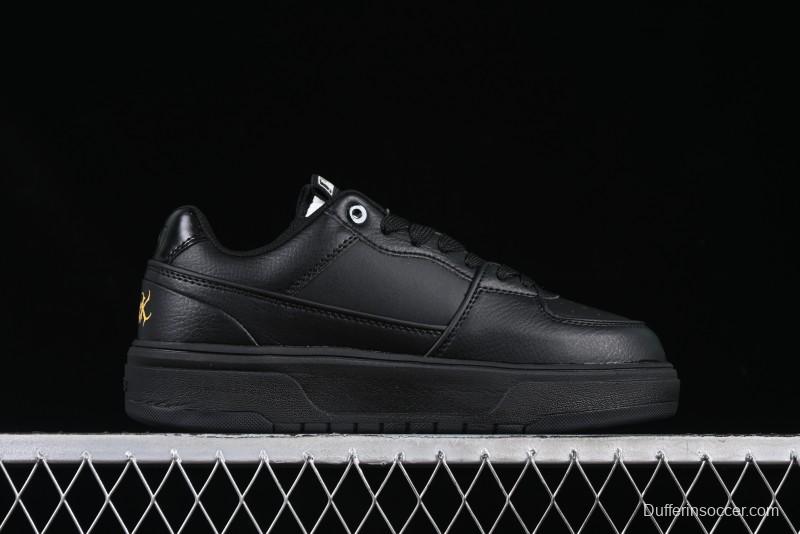 NY Yankees Black & Yellow Sneakers - Bold Logo Streetwear Shoes