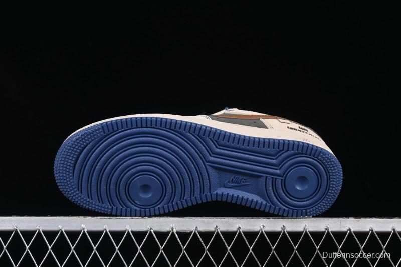 Nike Air Force 1'07 Low Retro Casual Sneakers with Full-Length Air Cushion - KK1988-062