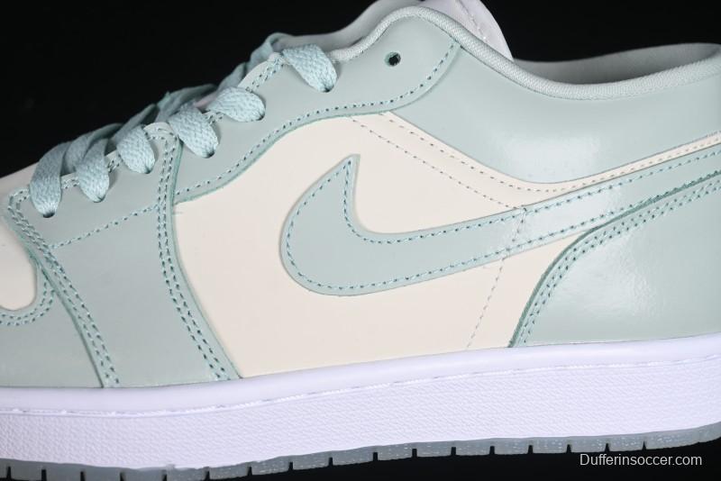 Nike Air Jordan 1 Low AJ1 Amber Green Low-Top Casual Sneakers - HF4078-100