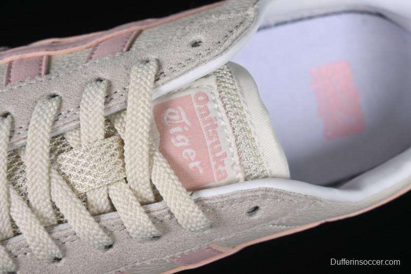 Asics Vintage-Style Sneakers - Soft Pink & Neutral Beige