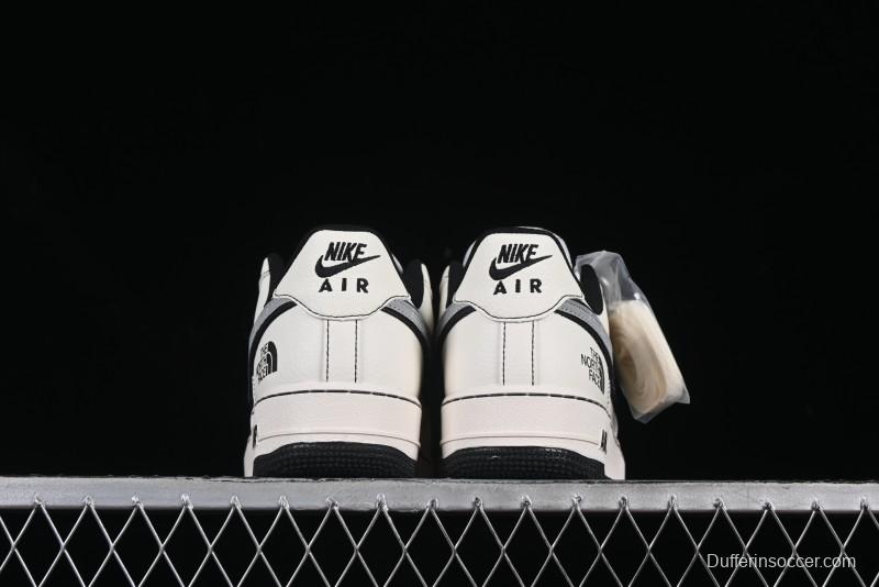 Nike Air Force 1 '07 Low The North Face x Comme des Garçons Black White Line Casual Sneakers - HH7518-050