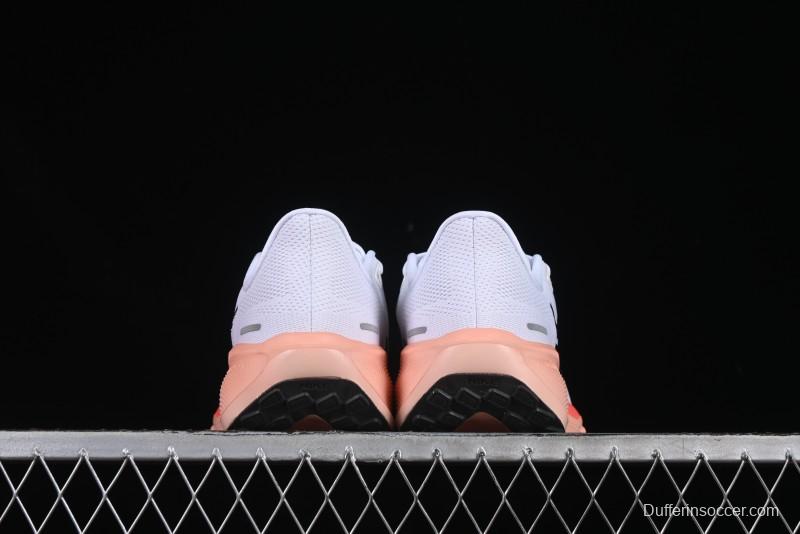 Nike Air Zoom Running Shoes - White/Coral Gradient